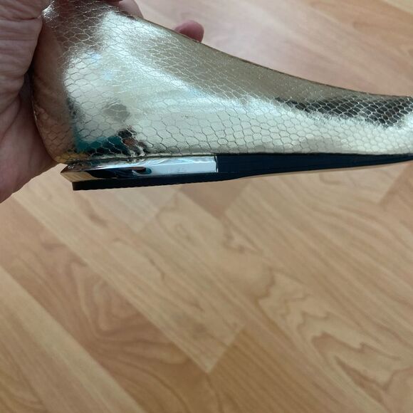 NEW Calvin Klein Gold Flats